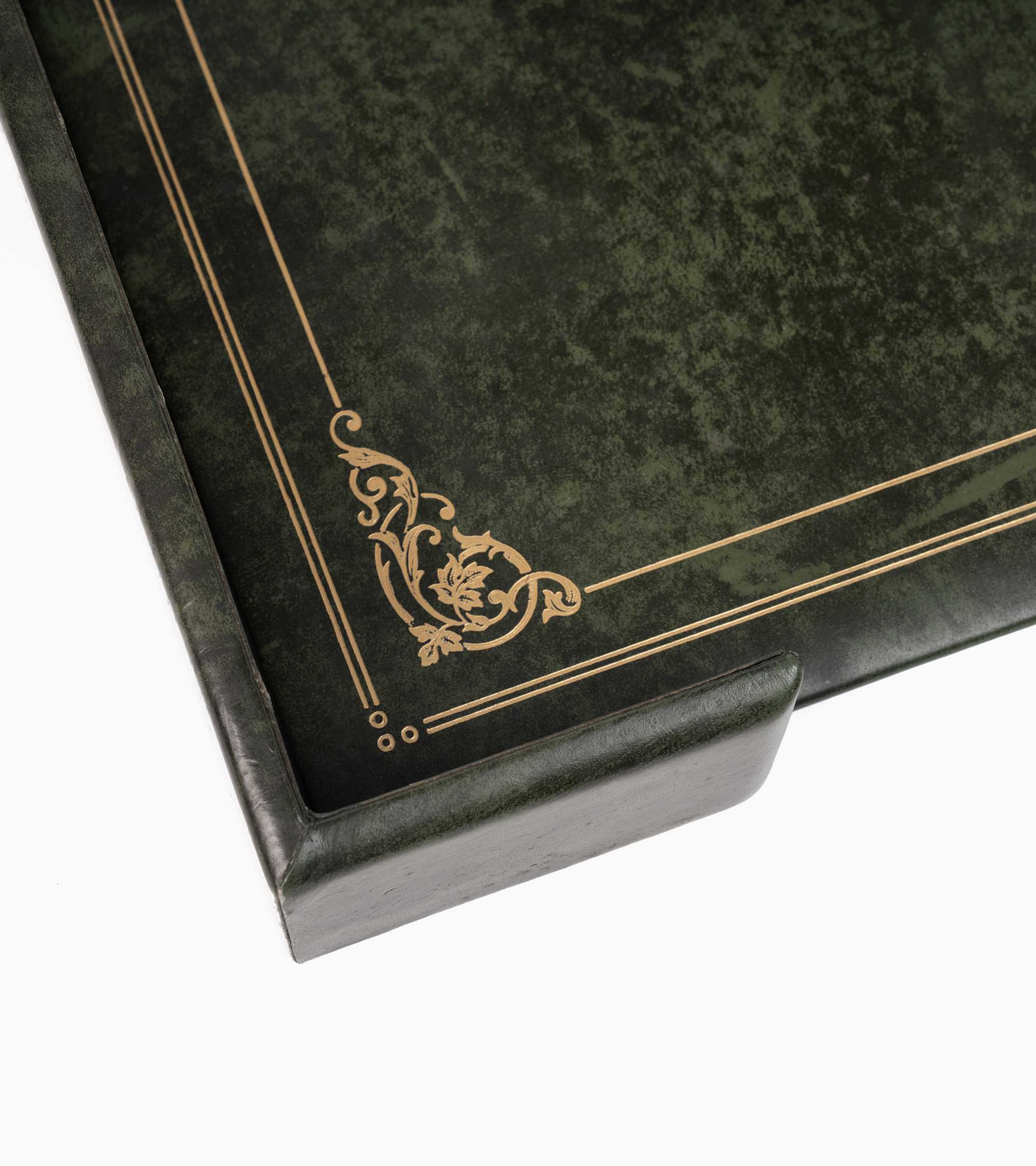 Porte-courrier de bureau en cuir