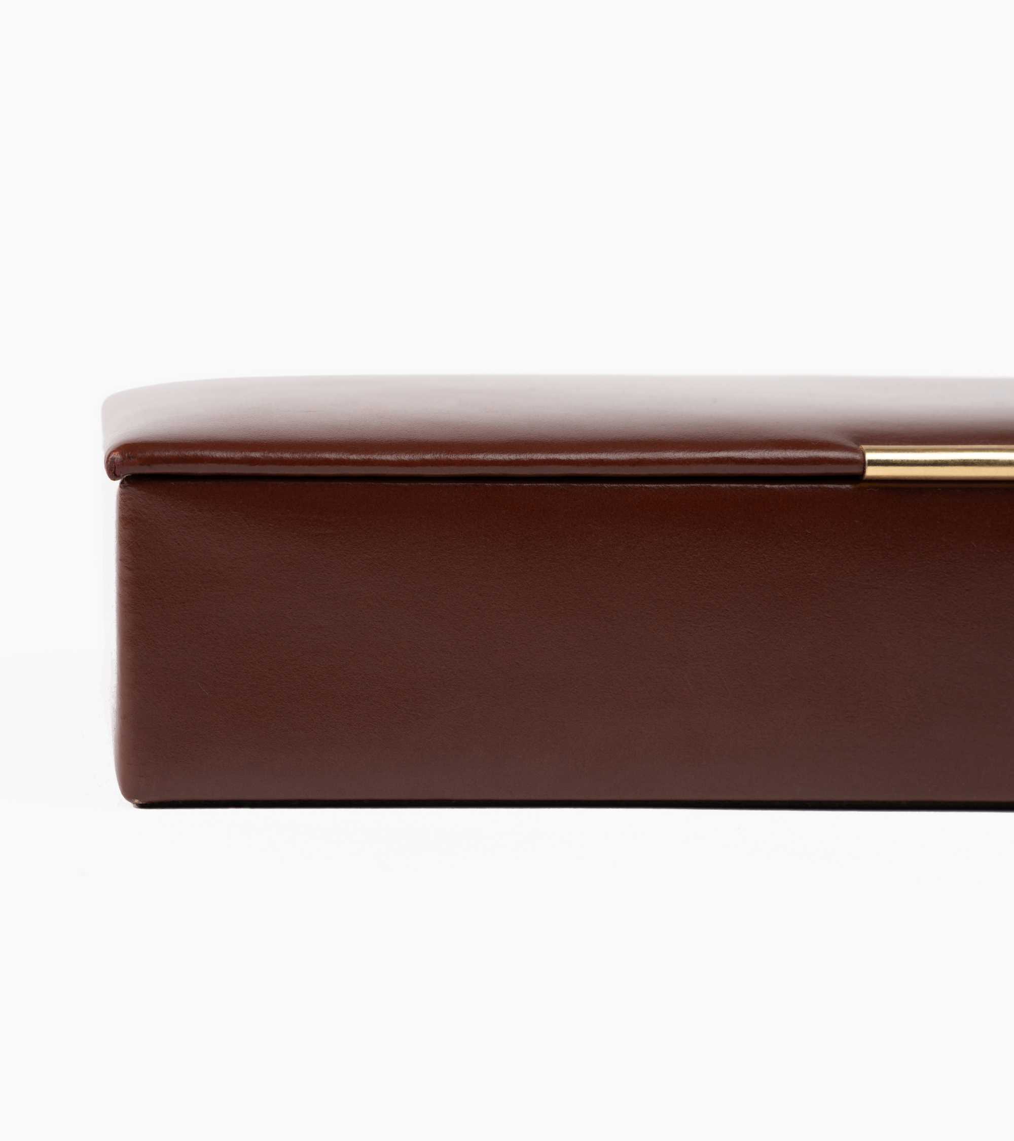 Estuche mediano para juegos de cartas modelo de piel
