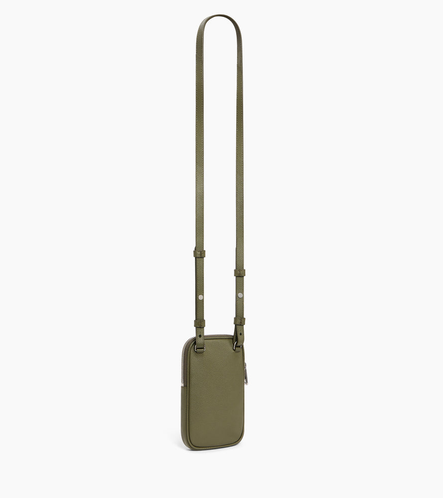Handytasche aus genarbtem Leder