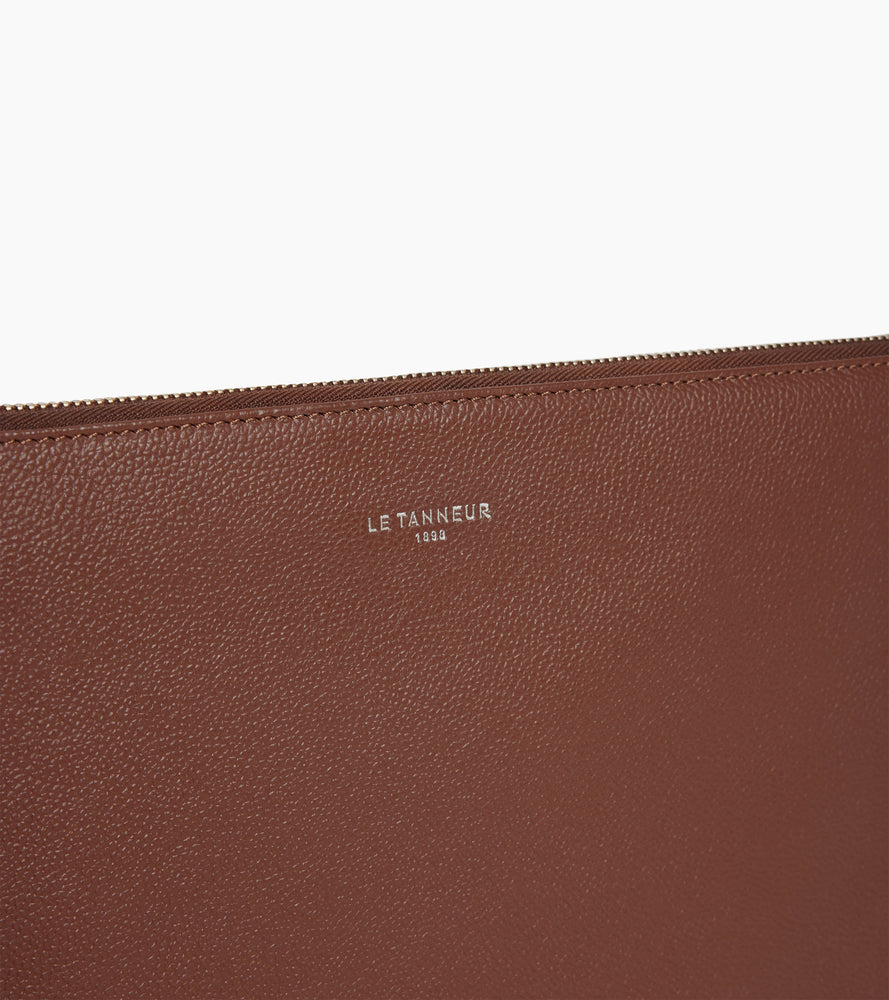 Bolso para portátil de 14" en cuero granulado