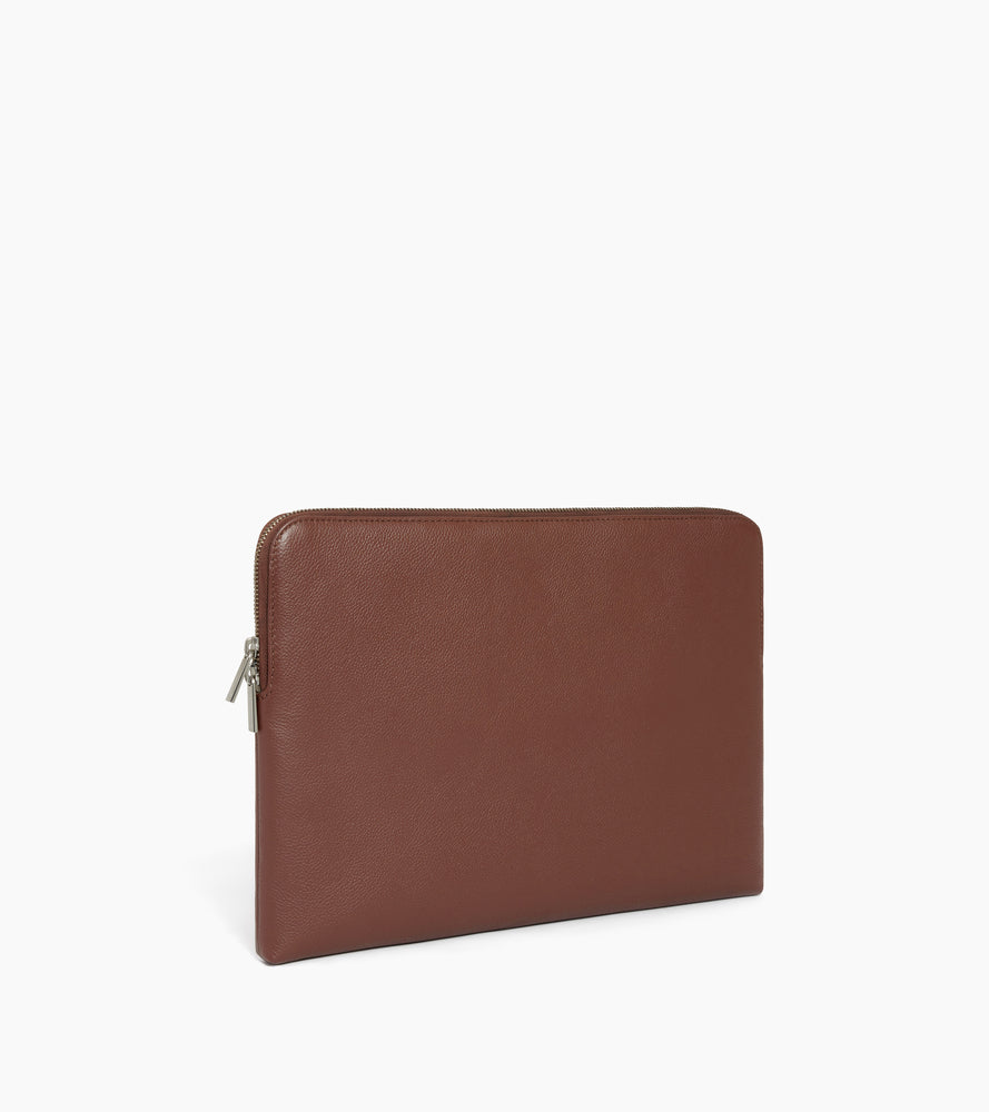 Bolso para portátil de 14" en cuero granulado