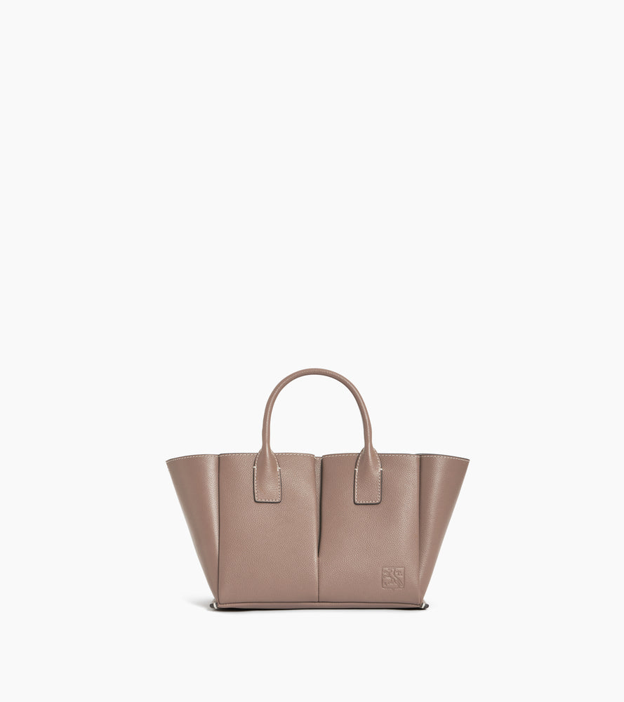 Kleine Elena Handtasche aus genarbtem Leder