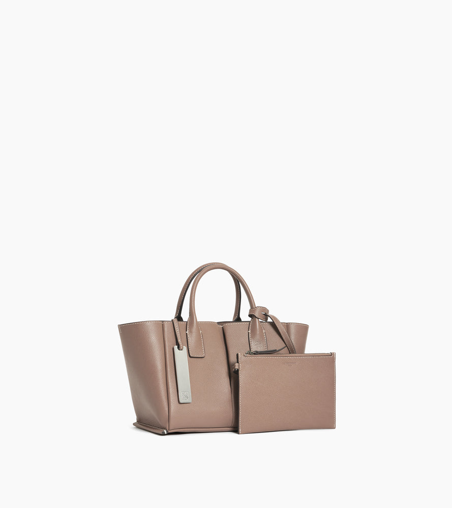 Kleine Elena Handtasche aus genarbtem Leder