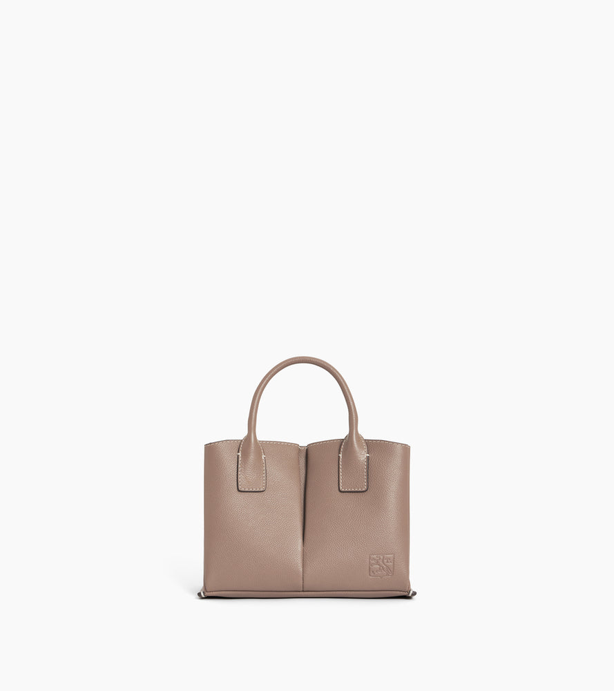 Kleine Elena Handtasche aus genarbtem Leder