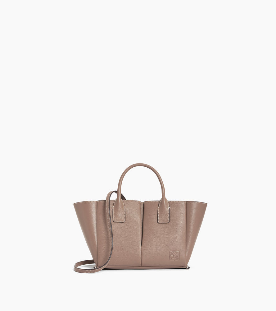 Kleine Elena Handtasche aus genarbtem Leder