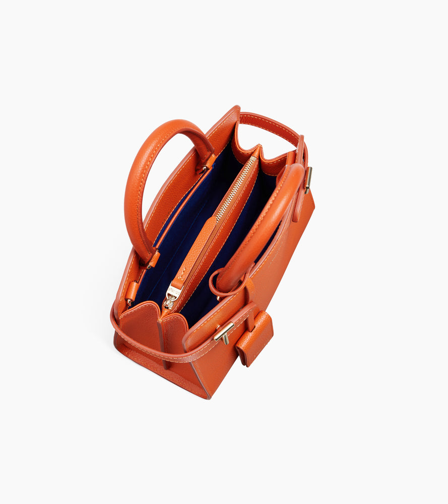 Bolso pequeño Emilie de piel texturizada