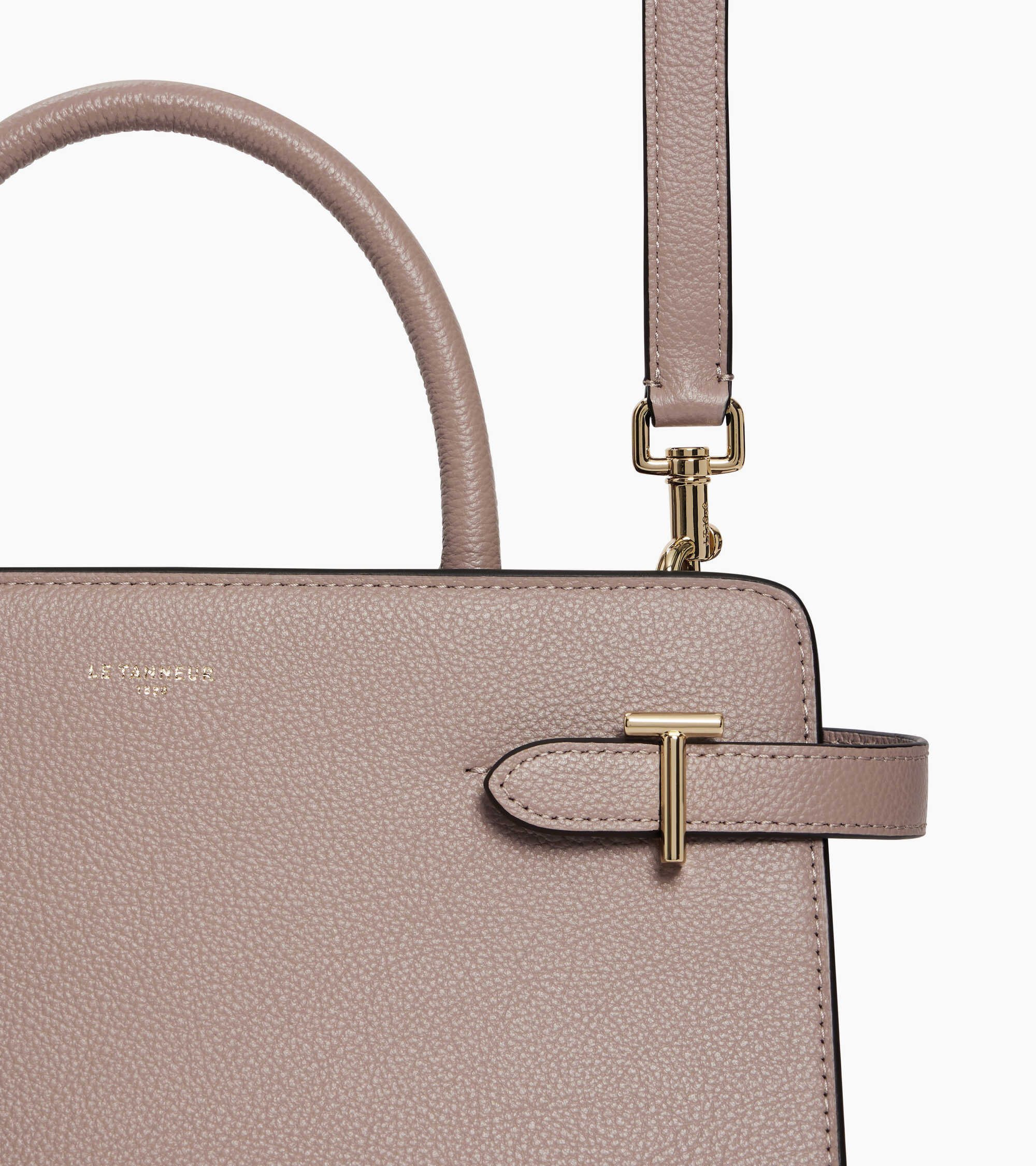 Emilie medium-sized handbag in grained leather