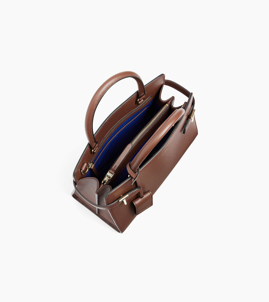 Bolso mediano Emilie de piel texturizada