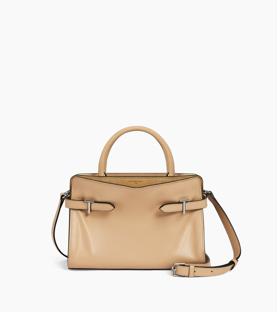 Bolso mediano modelo Emie de piel granulada y nobuk