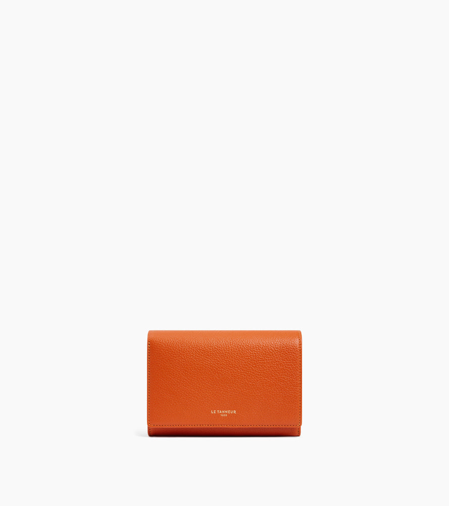 Emilie wallet in grained leather