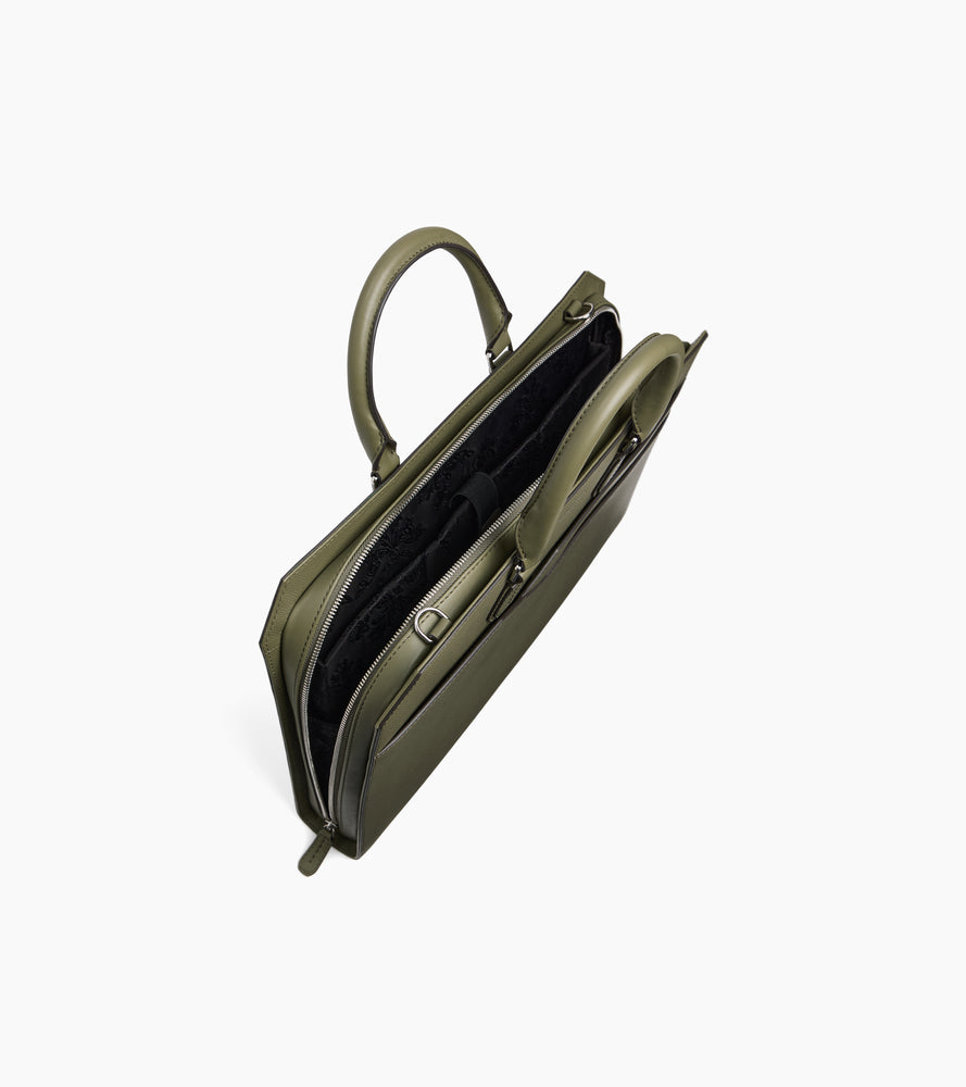 Slim 15" Dokumentenhalter Gaston aus gekreuztem Narbenleder