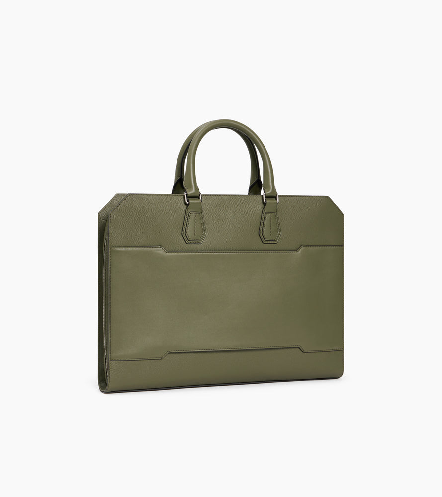 Slim 15" Dokumentenhalter Gaston aus gekreuztem Narbenleder
