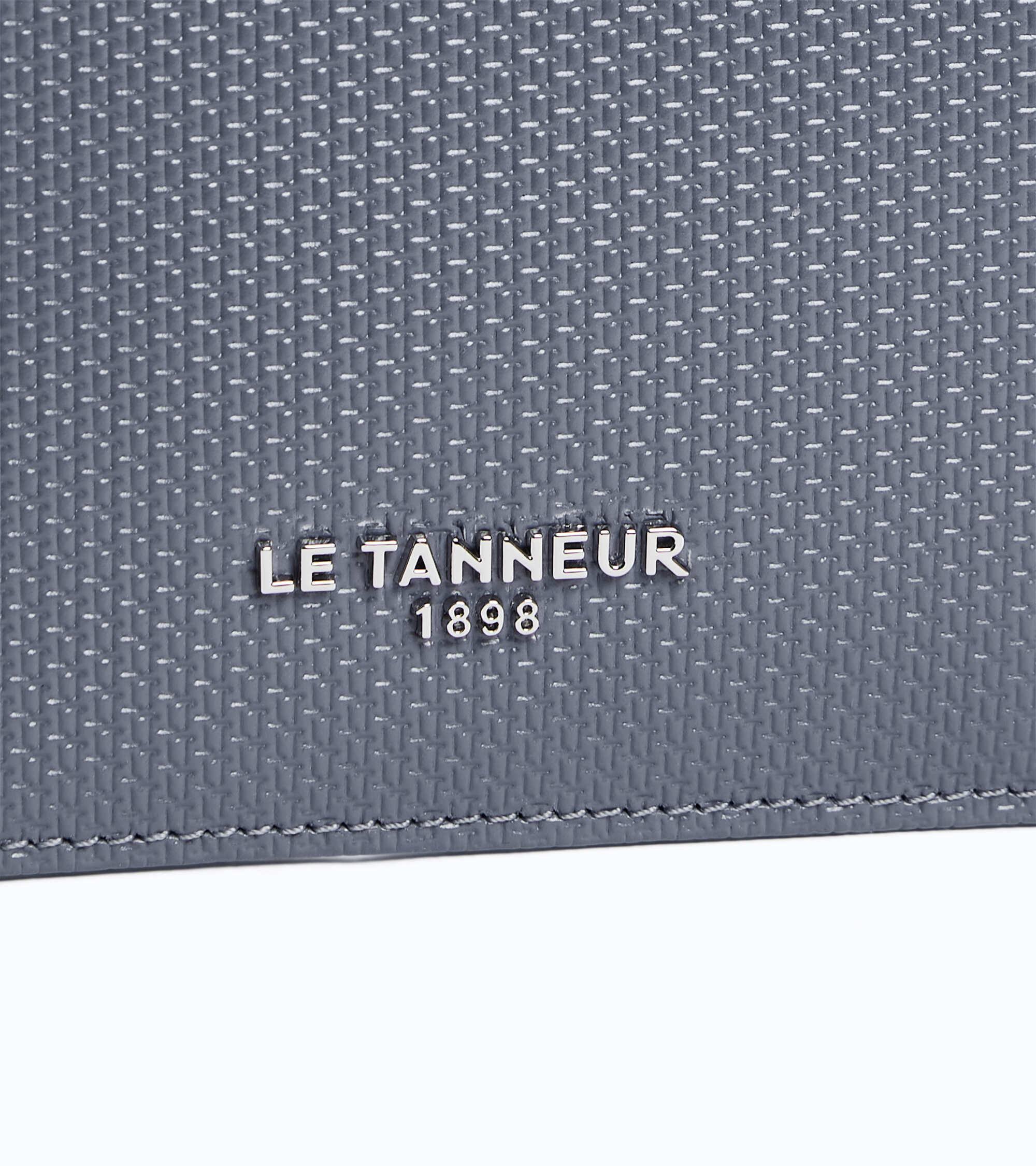 Lucien large zipped card holder signature T leather