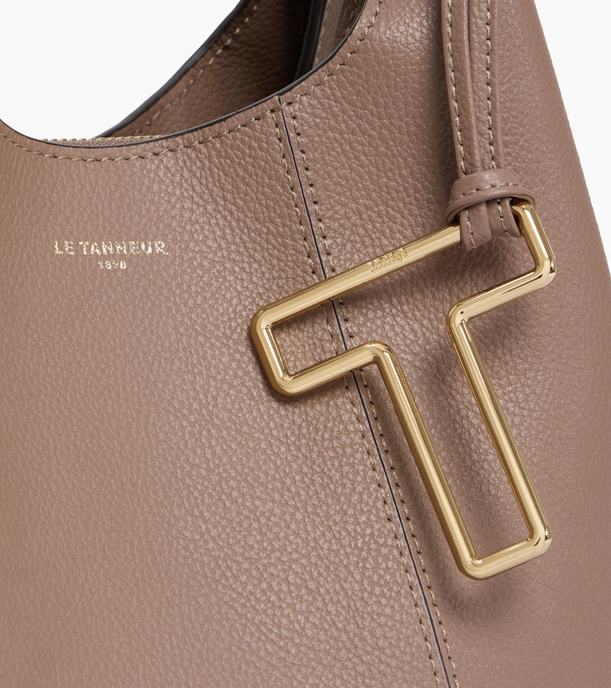 Kleine Handtasche Juliette aus genarbtem Leder
