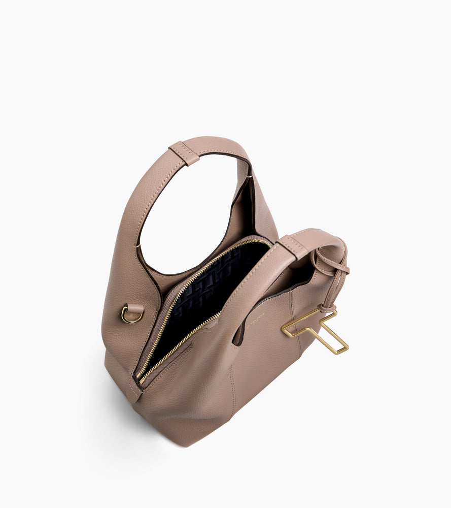 Kleine Handtasche Juliette aus genarbtem Leder