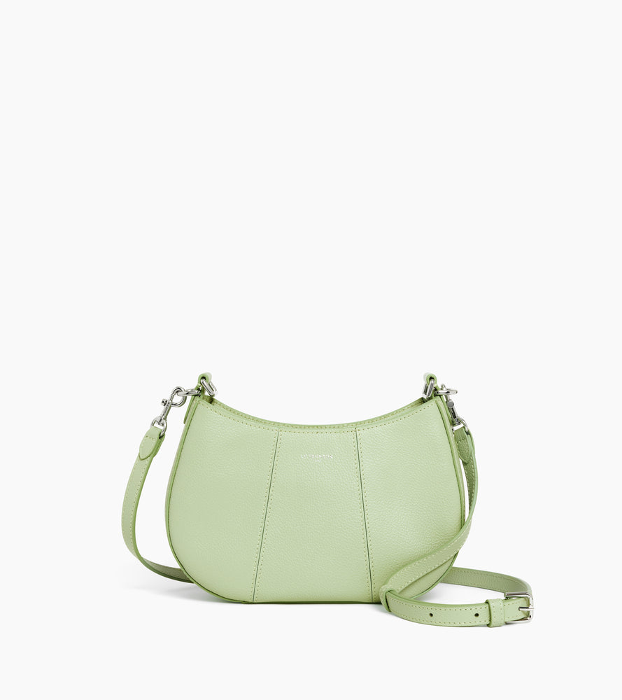 Bolso media luna pequeño Juliette de cuero granulado