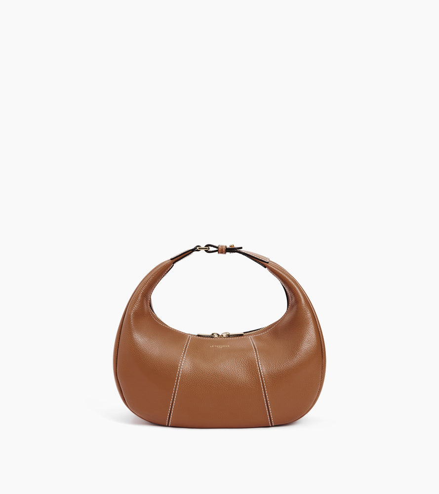 Petit sac hobo Juliette en cuir grainé