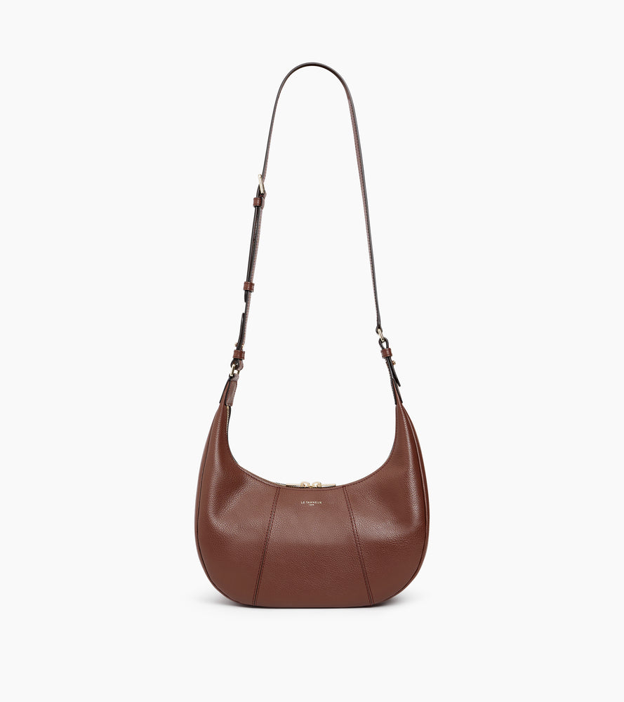Petit sac hobo Juliette en cuir grainé