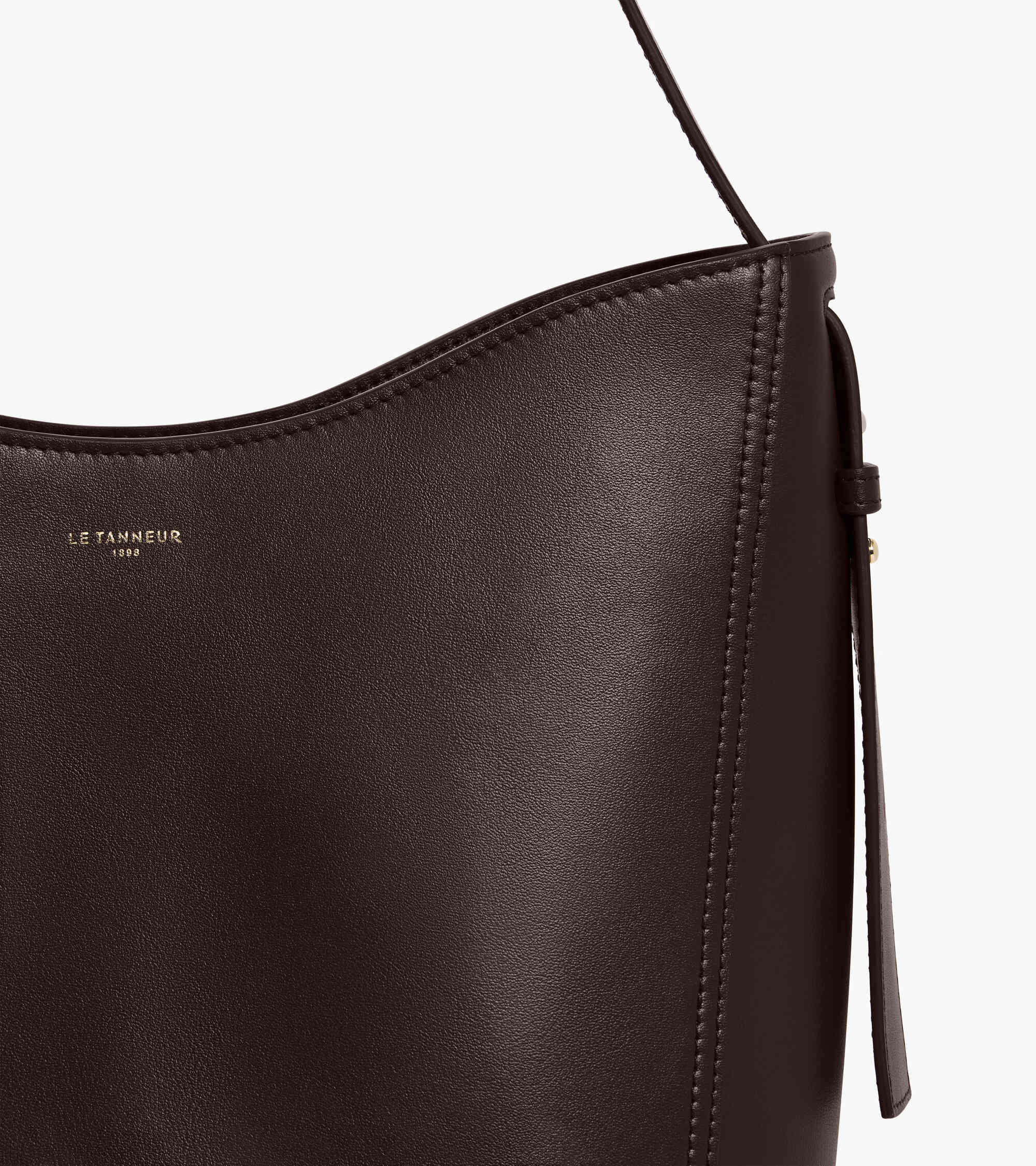 Céleste medium hobo bag in smooth leather