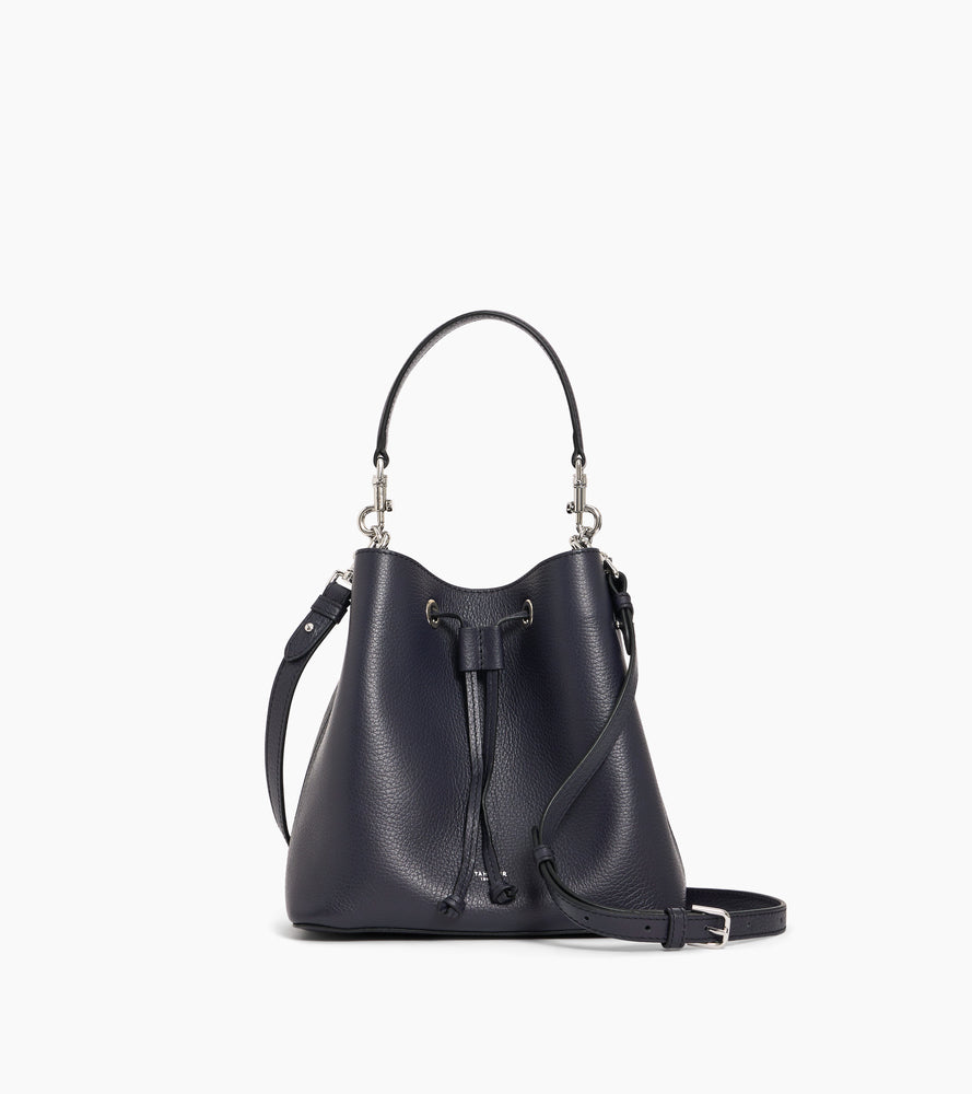 Bucket Bag Louise aus genarbtem Leder