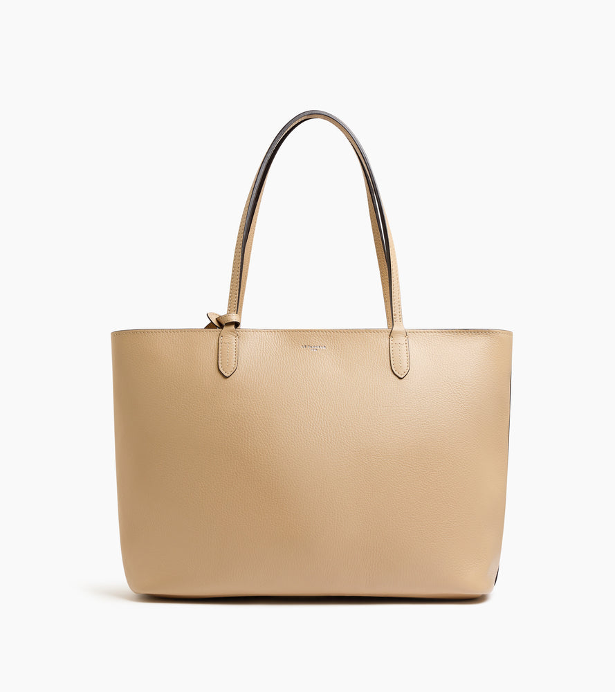 Bolso capazo grande Louise de piel texturizada