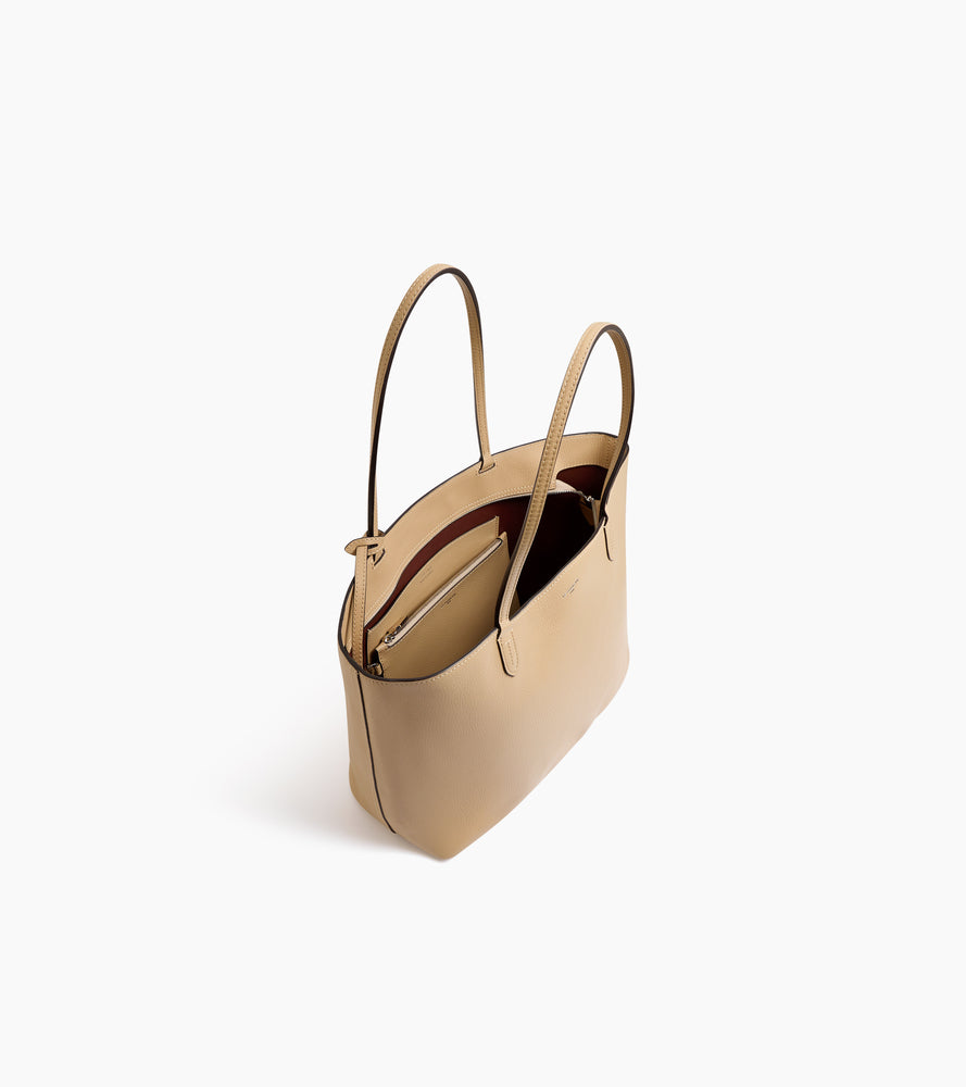 Bolso capazo grande Louise de piel texturizada
