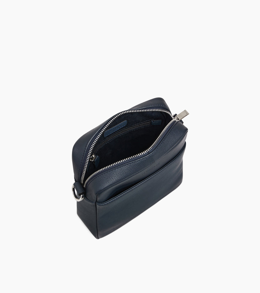 Marceau グレインレザー ファスナー付き スモール サコッシュ