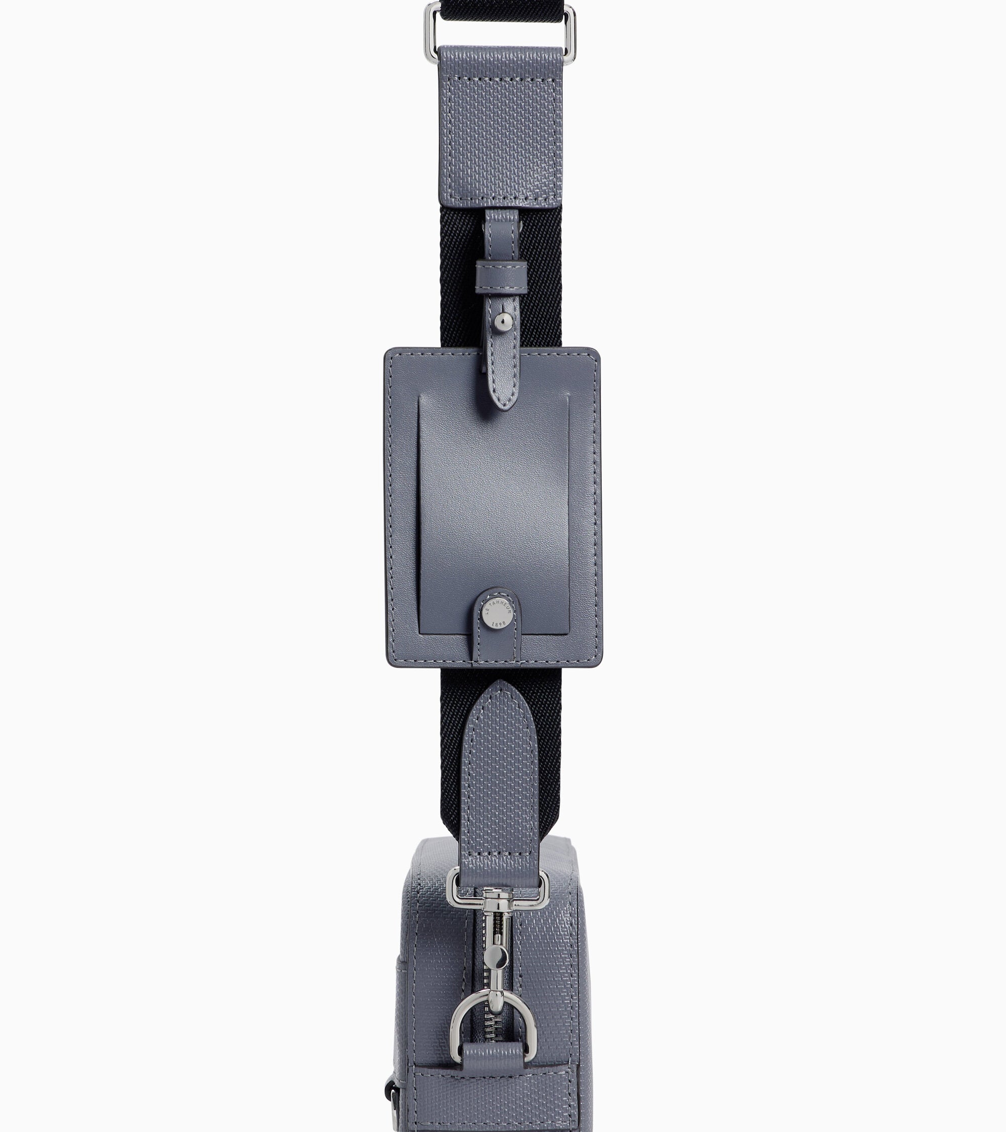 Emile small shoulder bag in T signature leather