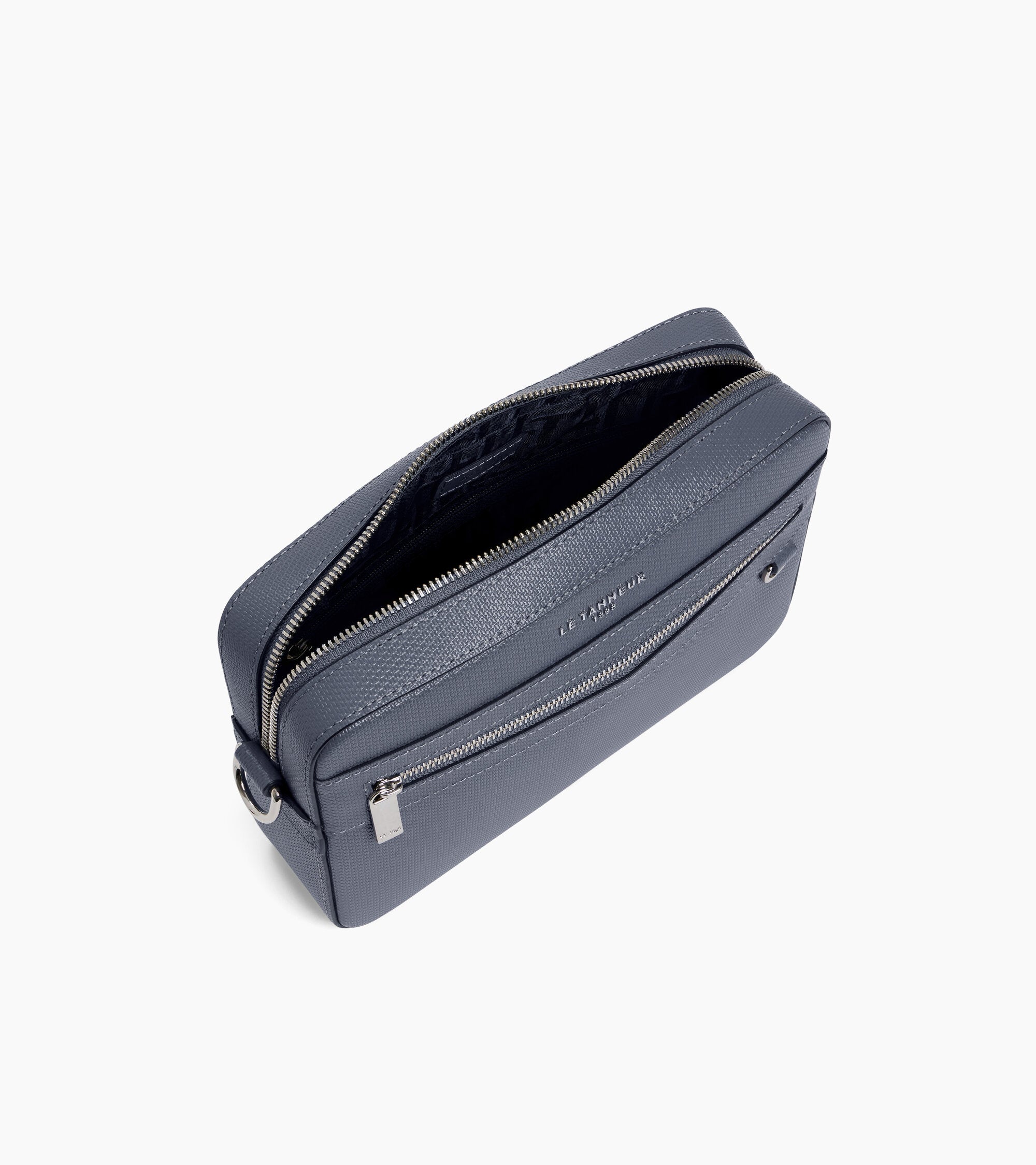 Emile small shoulder bag in T signature leather