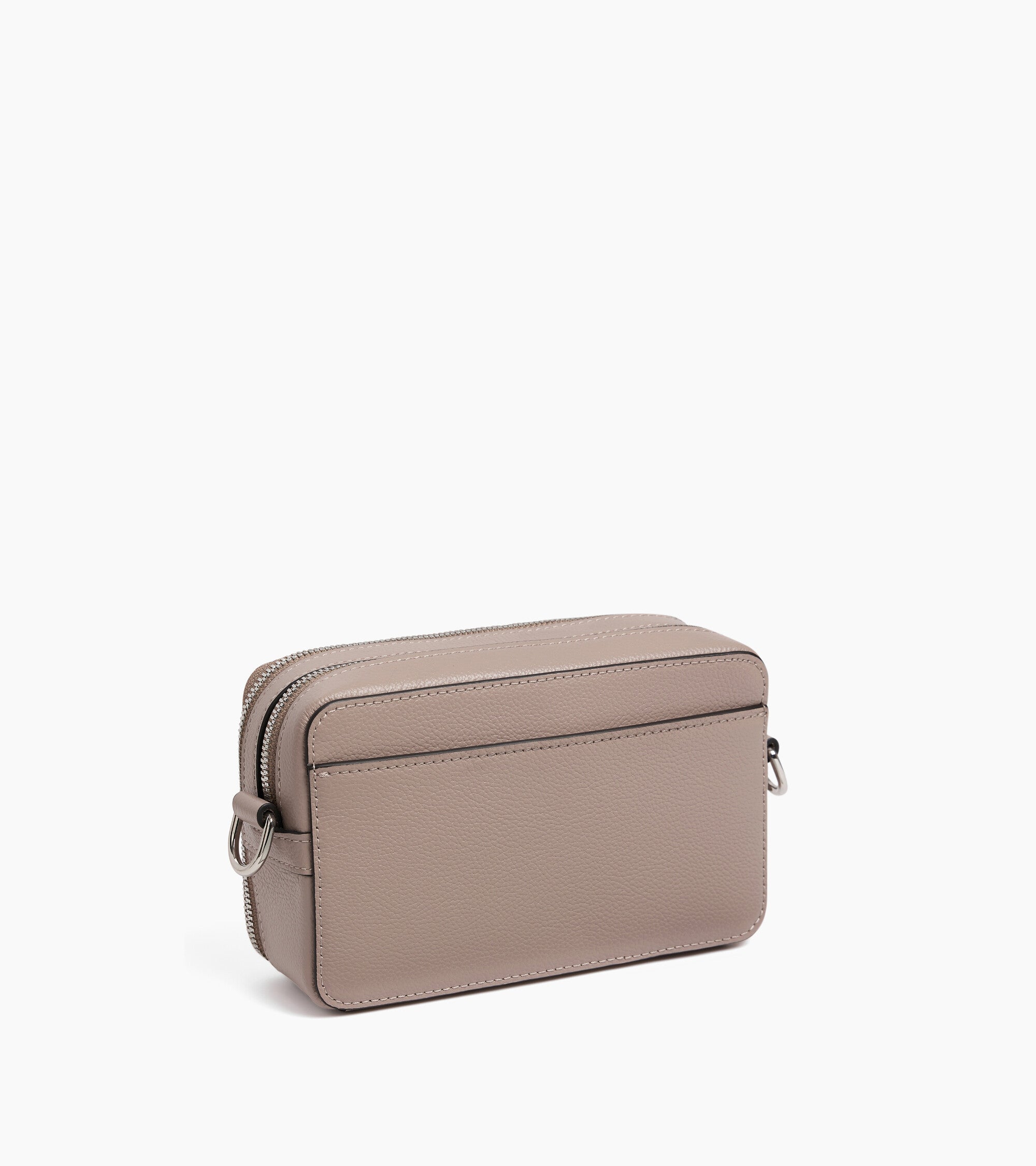 Emile small 2-compartment satchel in grained leather