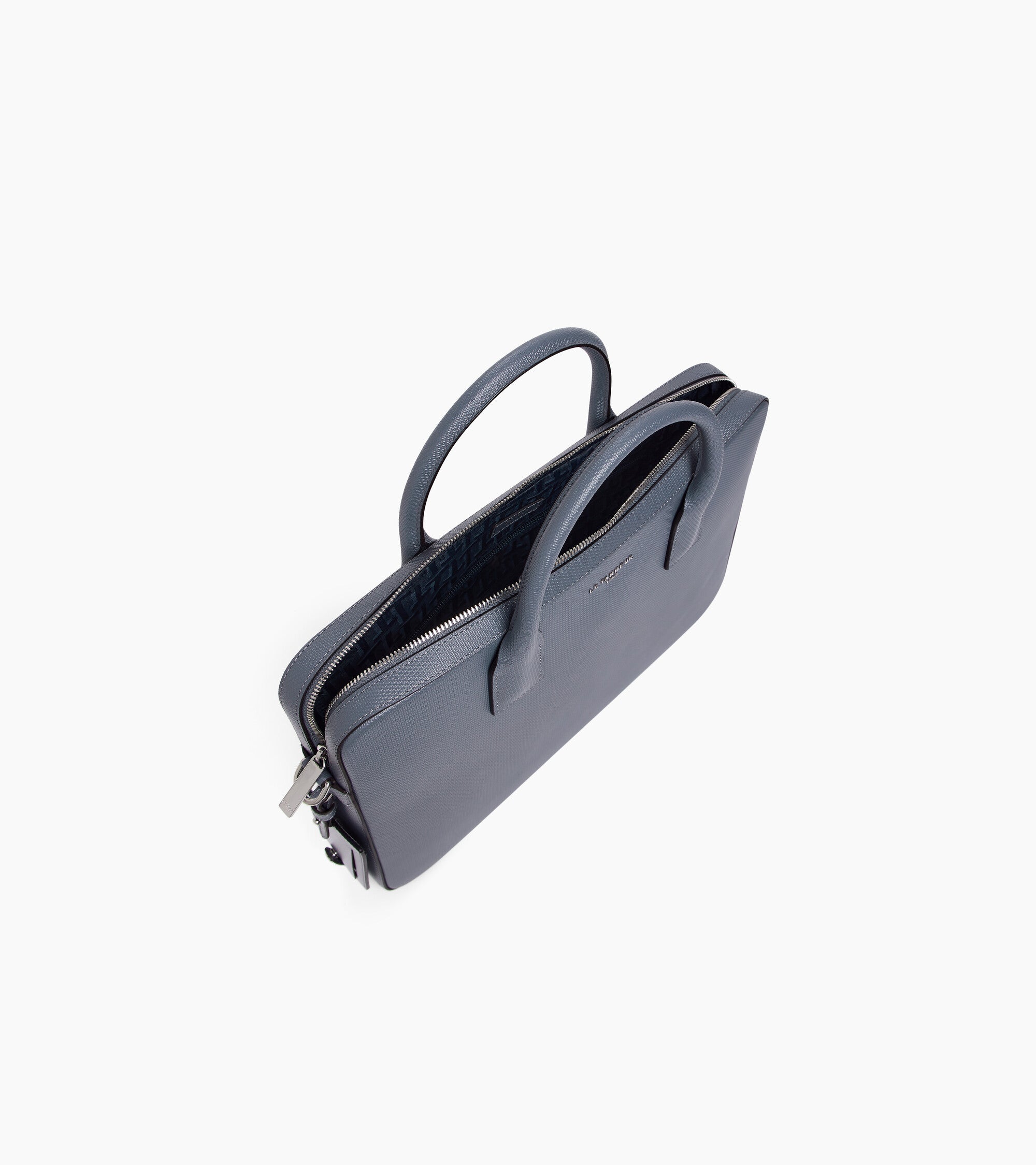 Emile slim, 14" briefcase in signature T leather