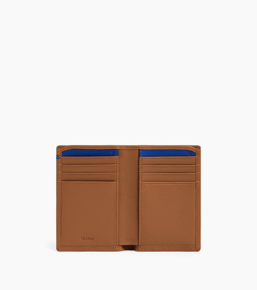 Kartenetui Martin aus Glattleder im Hochformat