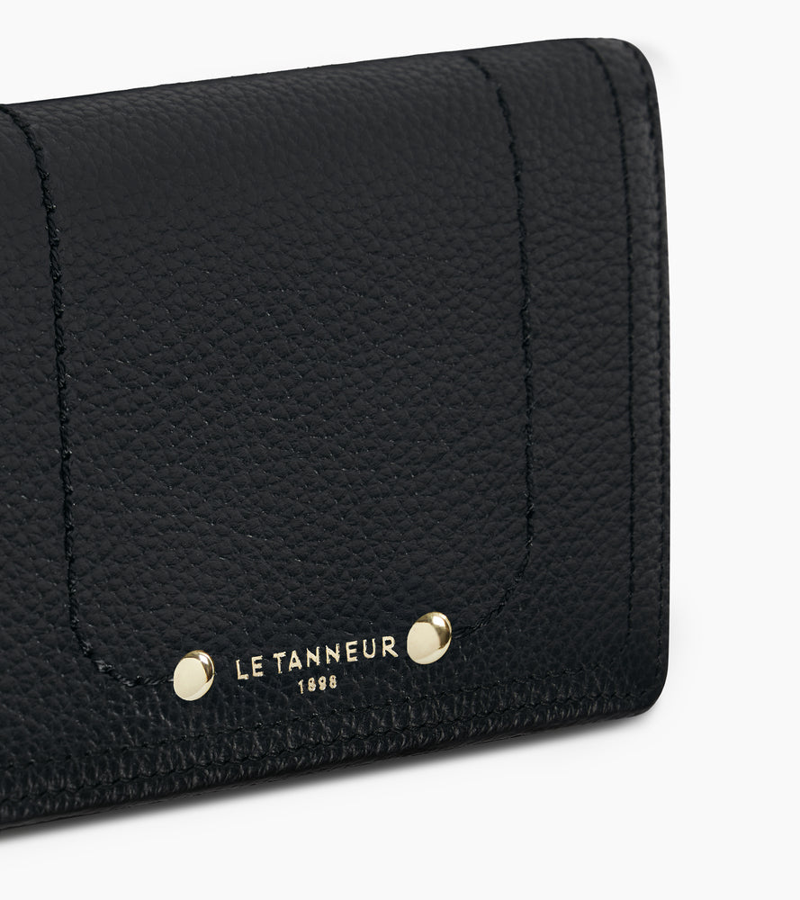 Cartera pequeña Ella de cuero granulado