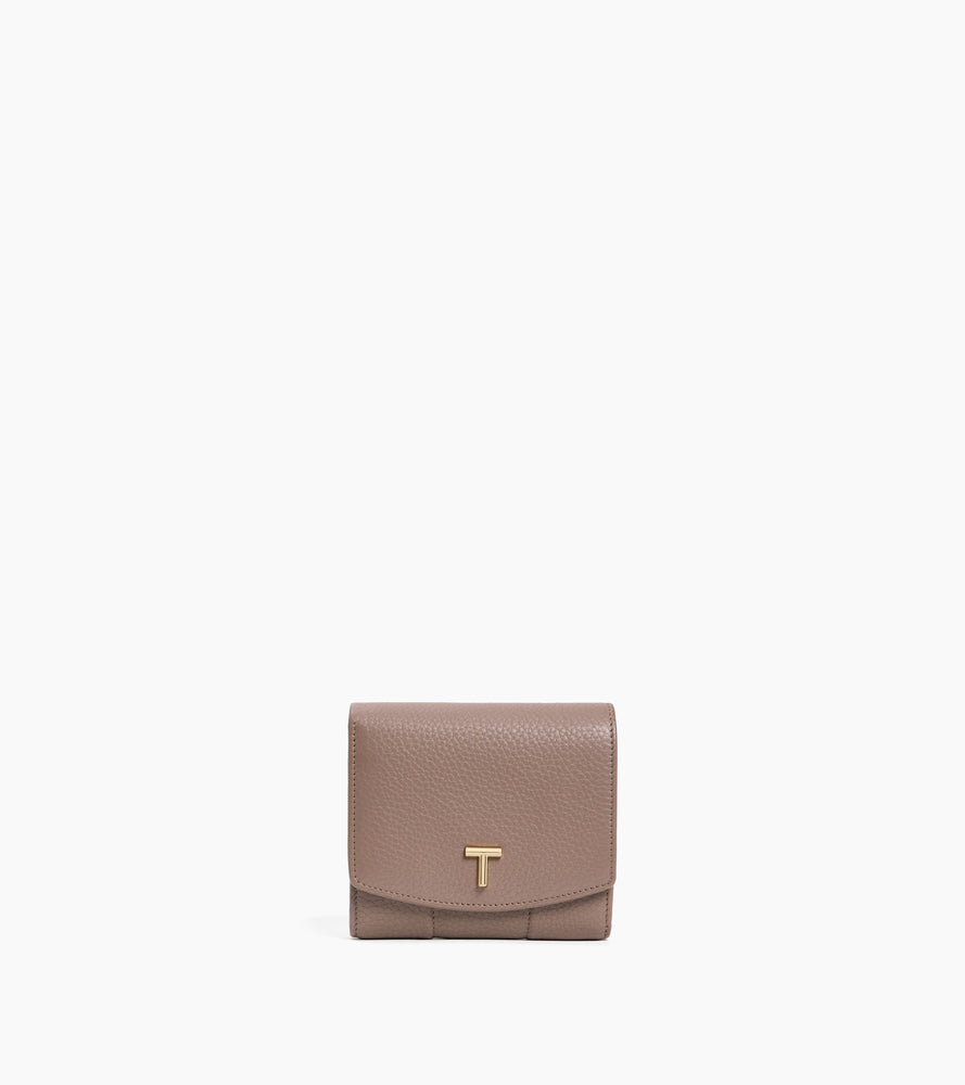 Klappbrieftasche Romy aus genarbtem Leder